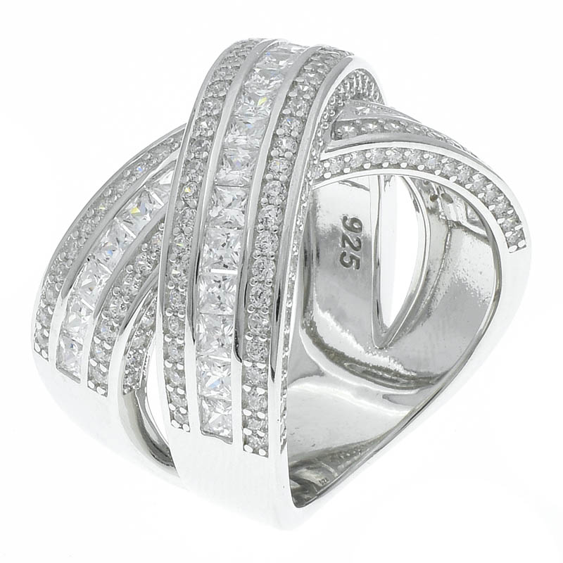 Women Criss Cross Jewelry Ring