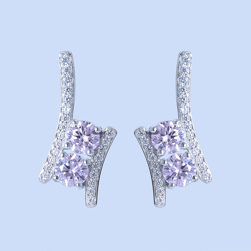 Two Stones Jewelry Earrings