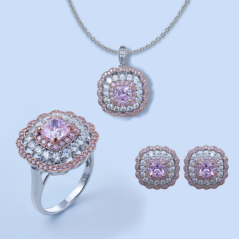 Lace Flower Women Jewelry Set 