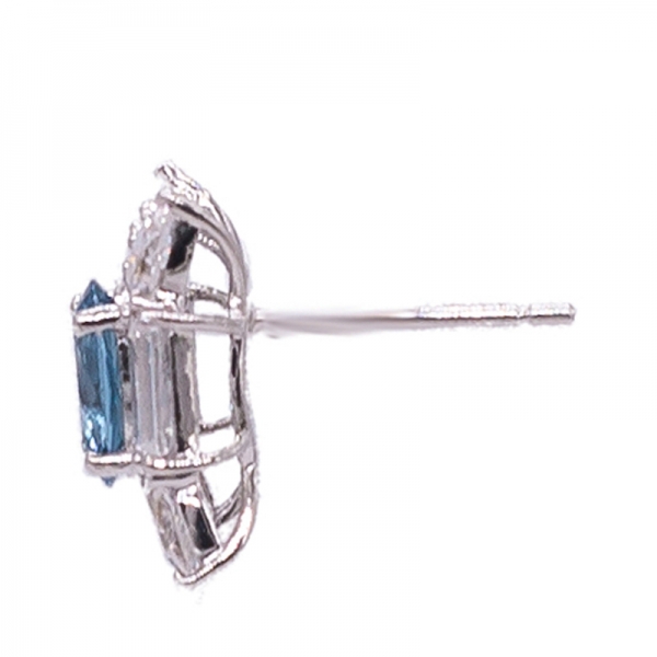 joyas nano de diamantes azules engastadas en plata de ley 925 