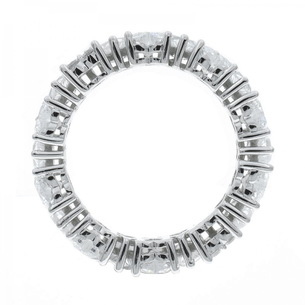 Anillo de plata infinito con forma de corazón elegante 925 