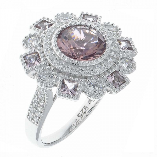 Joyas de plata 925 para mujer con anillos de glamour. 