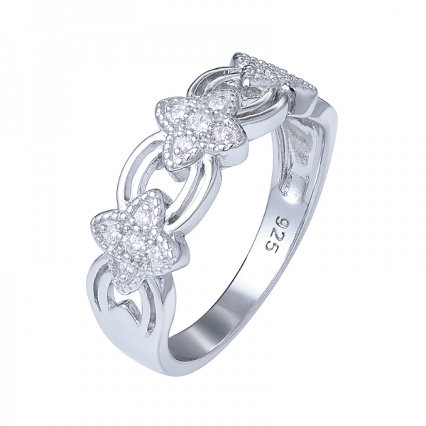 anillos de plata esterlina aaa cz anillo de diamantes de baile de piedra para mujer 